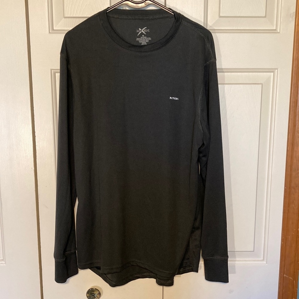 Men’s Xtec Thermal Long Sleeve Base Layer Shirt, Size XL